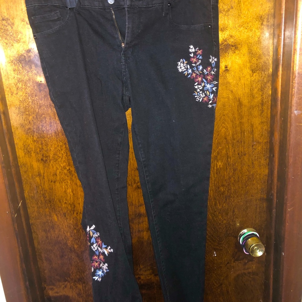 Black Mossino Jeans